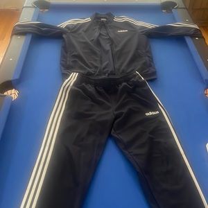 Adidas track pants and jacket size medium jacket is new with no tags